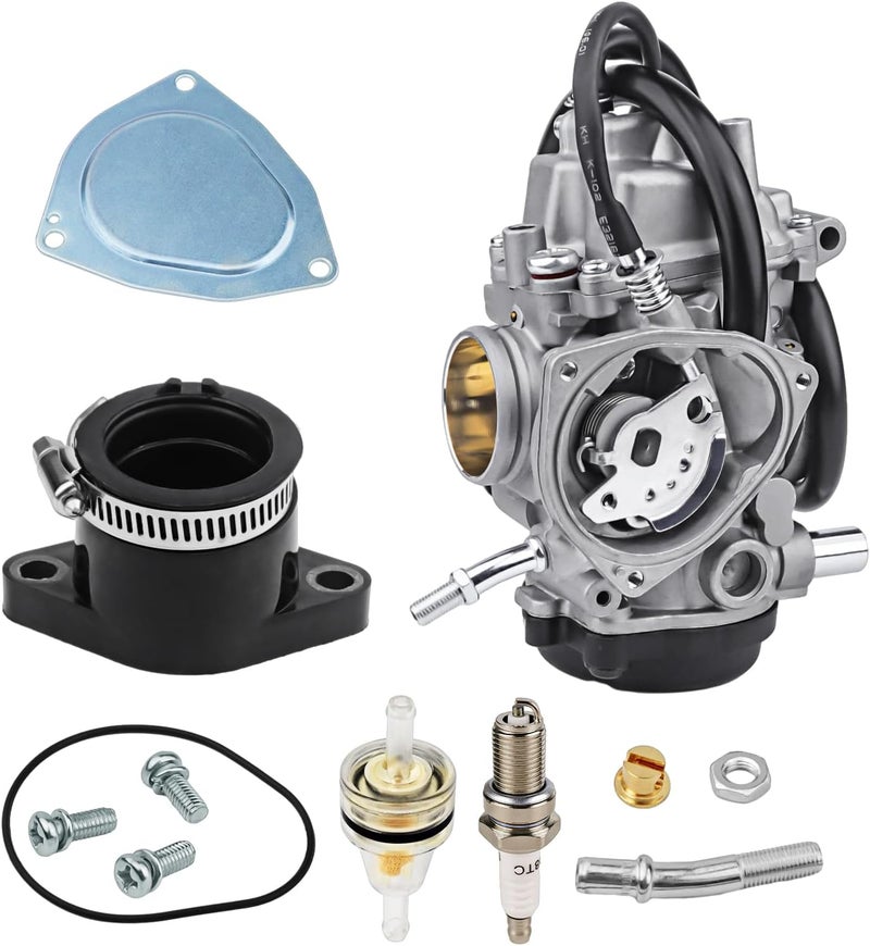 neivilu Carburetor Carb & Intake Manifold Boot For YAMAHA Wolverine 450 Kodiak 400 Kodiak 450 2003-2006 Grizzly 400 Grizzly 450 5ND-E4101-11-00 5TE-E4101-01-00 5GH-13586-00-00 5ND-14101-00-00 5ND-E4101-01-00 - Image 5